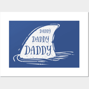 DADDY SHARK Posters and Art